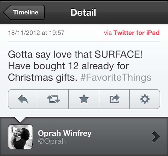 Marketing Fail Twitter for iPad