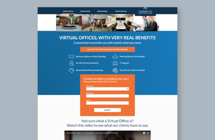 Converting With Extra Copy 5 Long Form Landing Page Examples