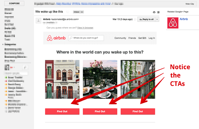 9. an example of developing a landing page that corresponds to the email