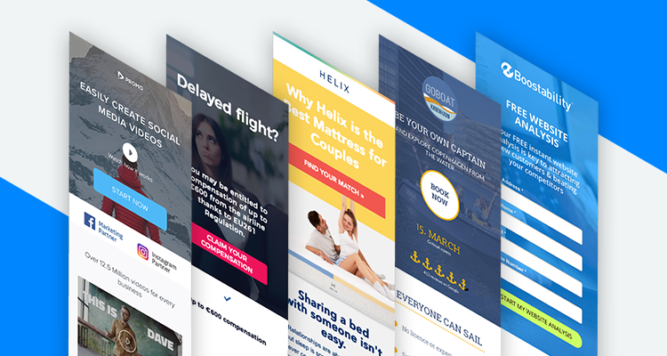 Mobile Landing Page Examples