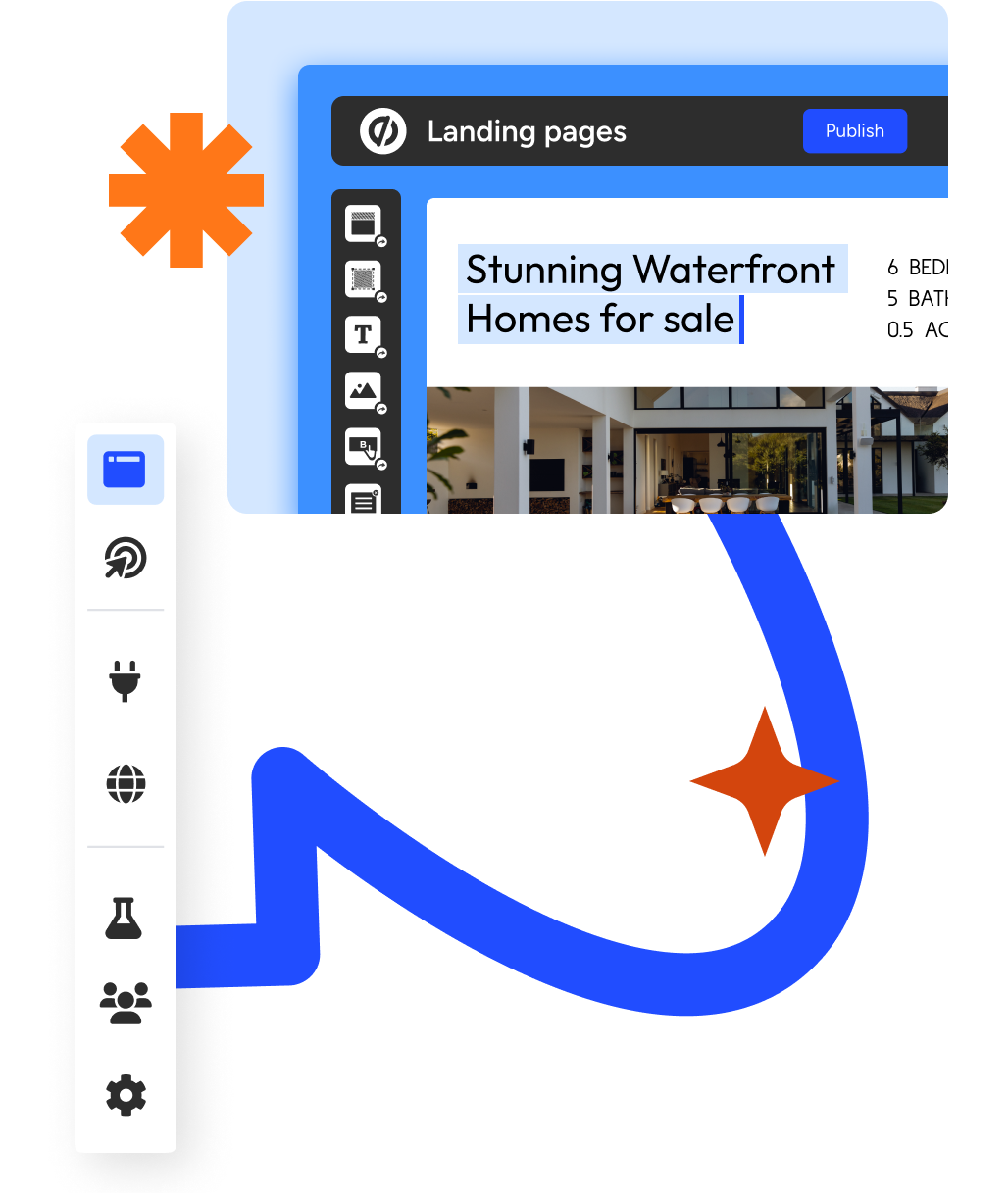 Build on-brand landing page