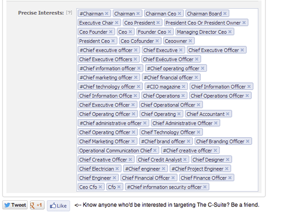 C Suite Target List