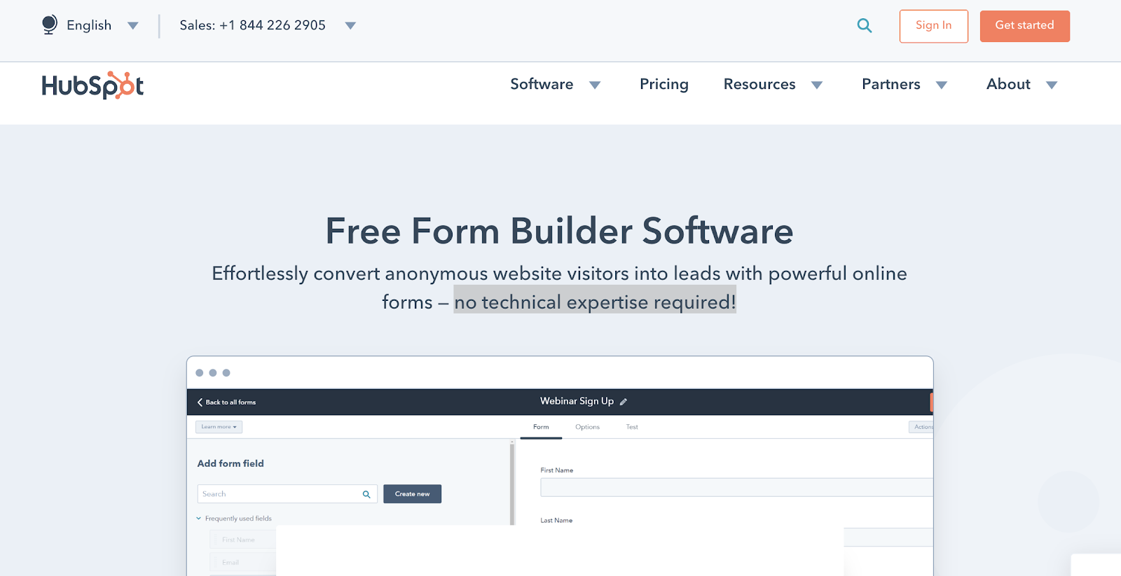 Hubspot Form Builder