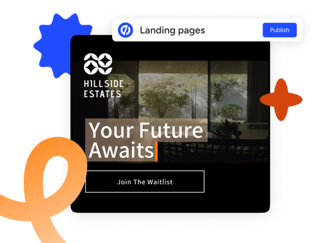 Landing page builder