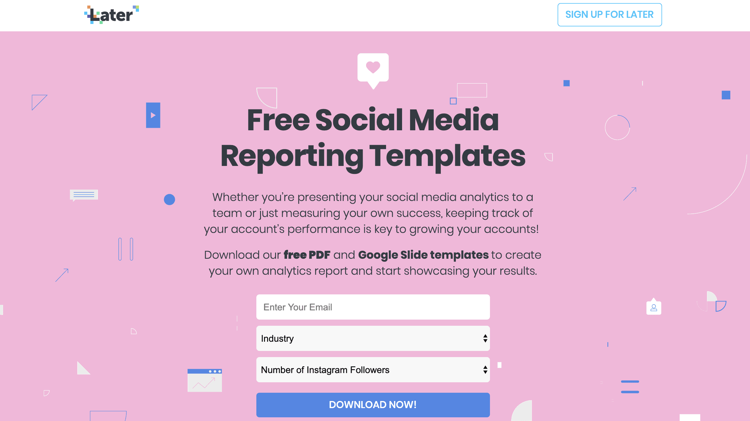 A Free Template to Capture Leads