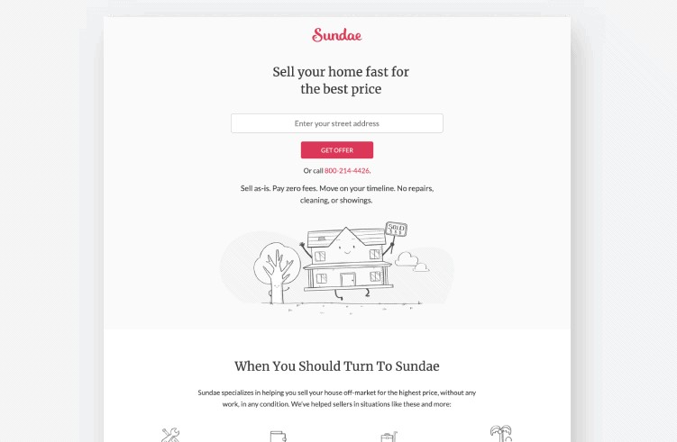 contoh landing page apridesain