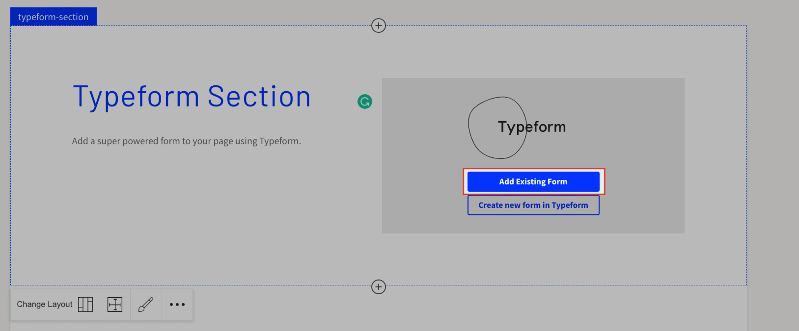 add-existing-typeform-button