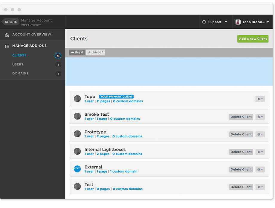 Agency & Client Tools