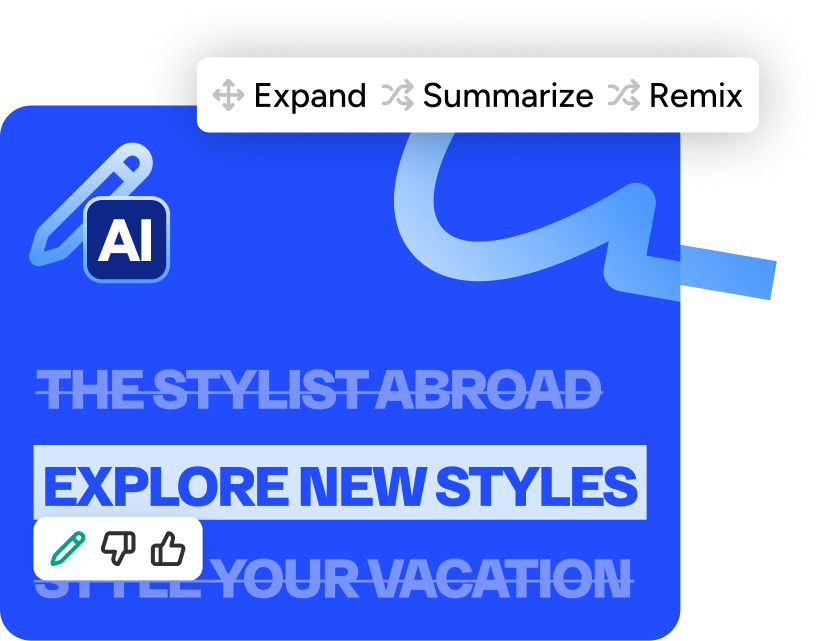 AI copywriting assistant