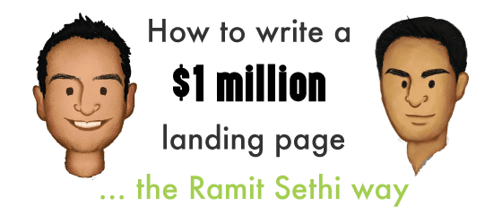 tips to write a $1 million landing page