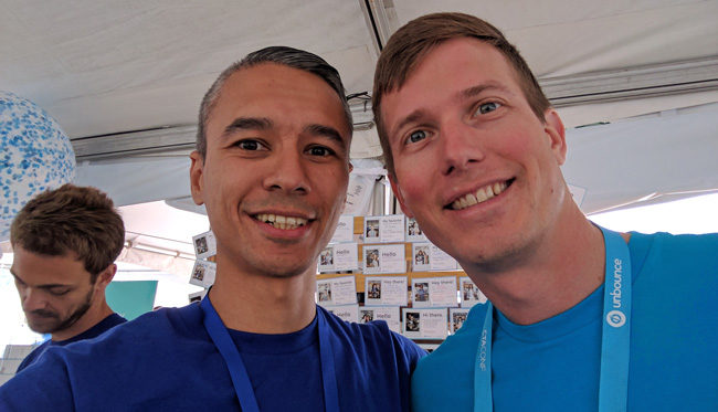 Ben Harmanus und Andrew Miller auf der Call To Action Conference in Vancouver