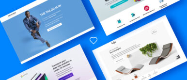 Landing page design ideas