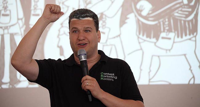 André Alpar auf den Content Marketing Masters 2016
