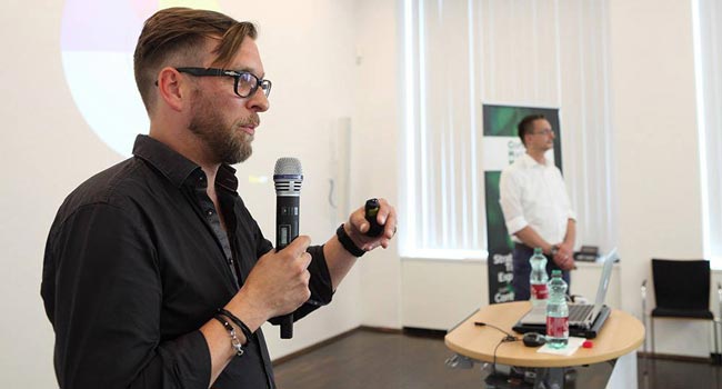 Christian Lea und Ingo Kahnt auf den Content Marketing Masters 2016