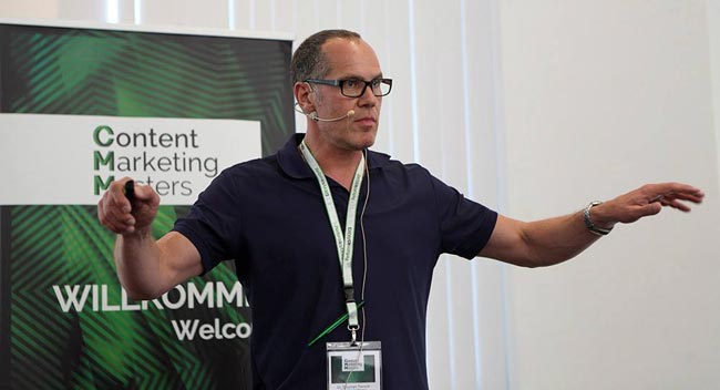 Dr. Stephan Tiersch auf den Content Marketing Masters 2016