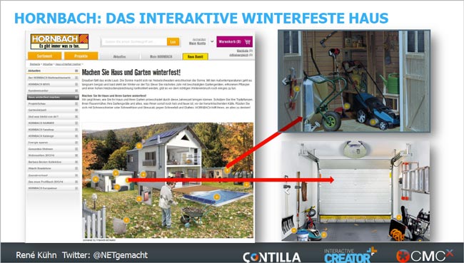 Content Marketing Masters 2016: Das interaktive winterfeste Haus