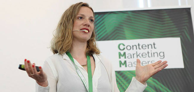Svenja Teichmann auf den Content Marketing Masters 2016