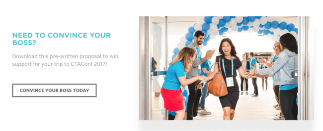 Convence a tu jefe para CTAconf