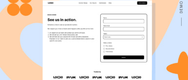 demo landing page best practices