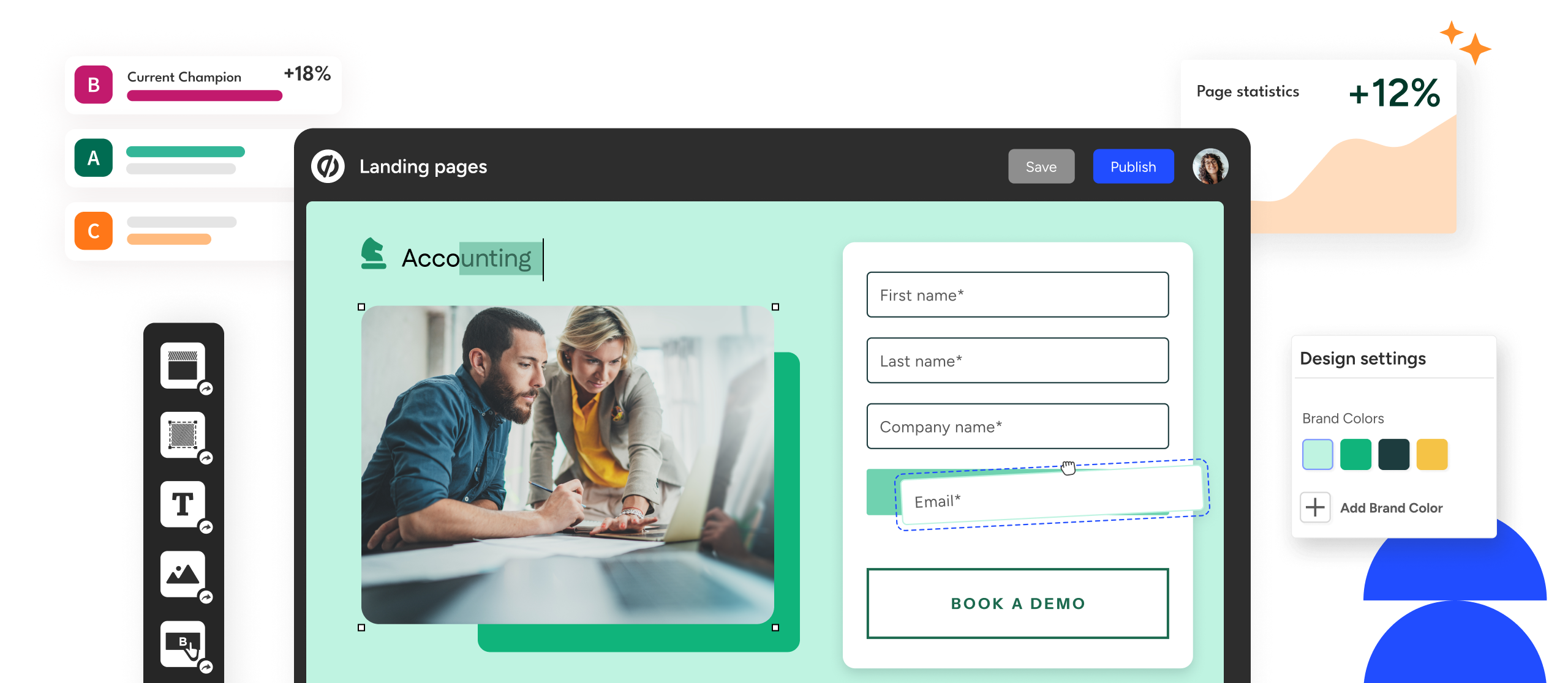 Unbounce - best AI marketing tool for Conversion rate optimization