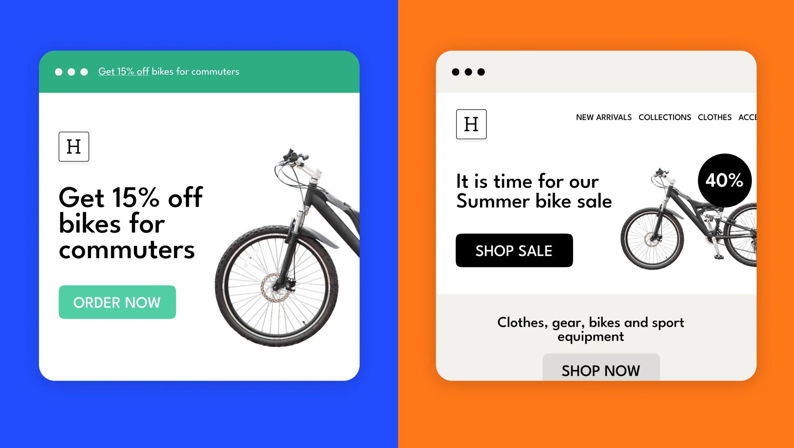 Landing pages the best option