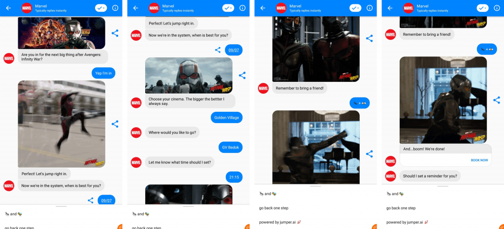 Marvel's social commerce campaign