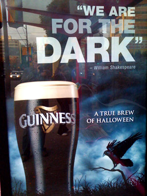 This is pure seduction. No CTA or benefit required. Although in the old days they would've said "Guinness is good for you". Doctors used to prescribe Guinness for it's health benefits.