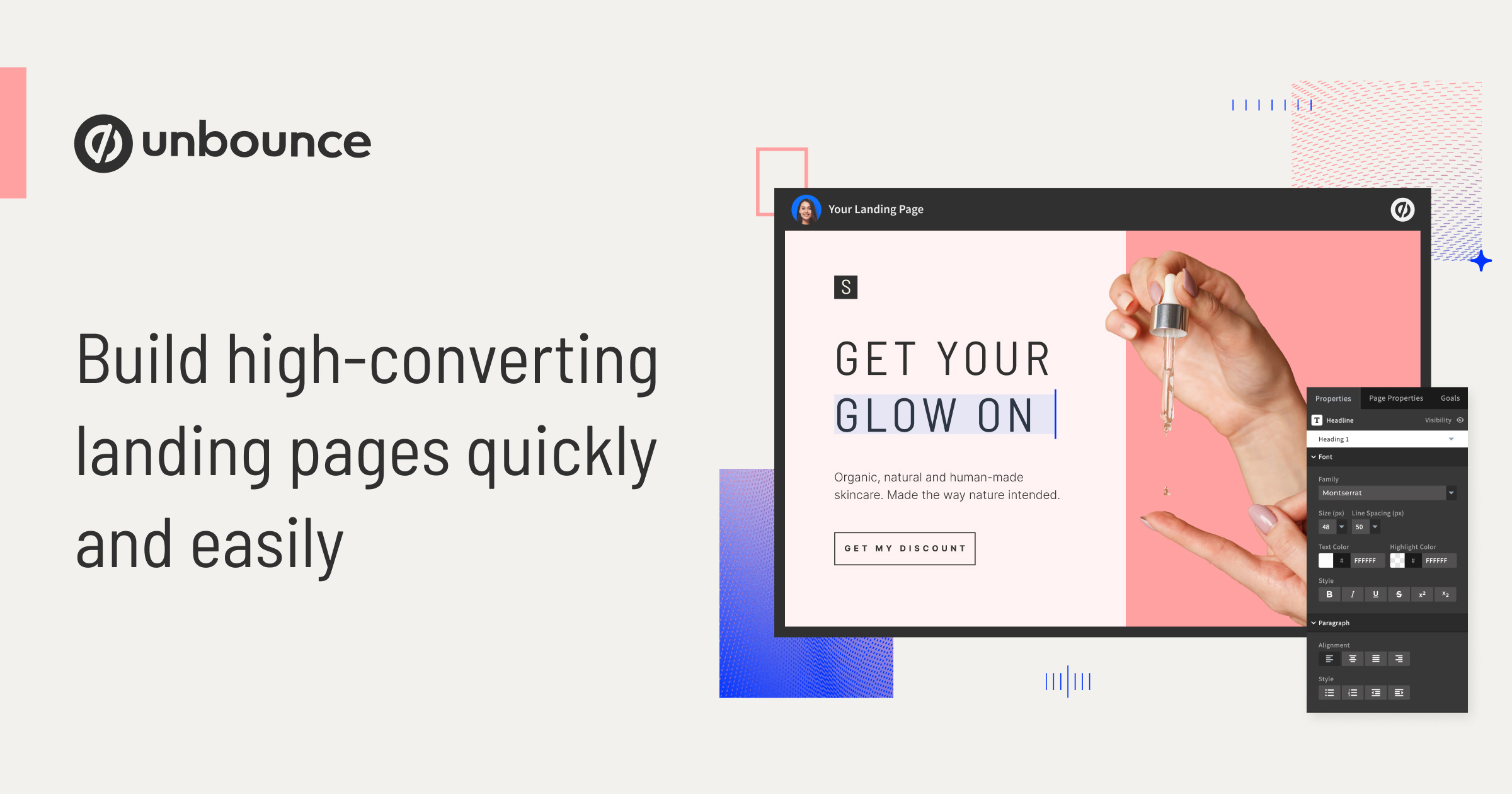 Inspiring Landing Pages Designed Using Unbounce