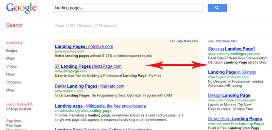 Pay Per Click Text Ads on Google