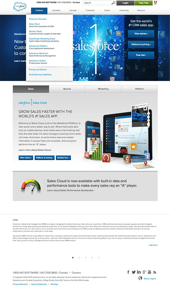 salesforce-homepage