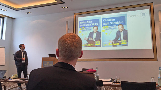 Dr. André Weinreich auf dem Berlin Neuromarketing Day 2016