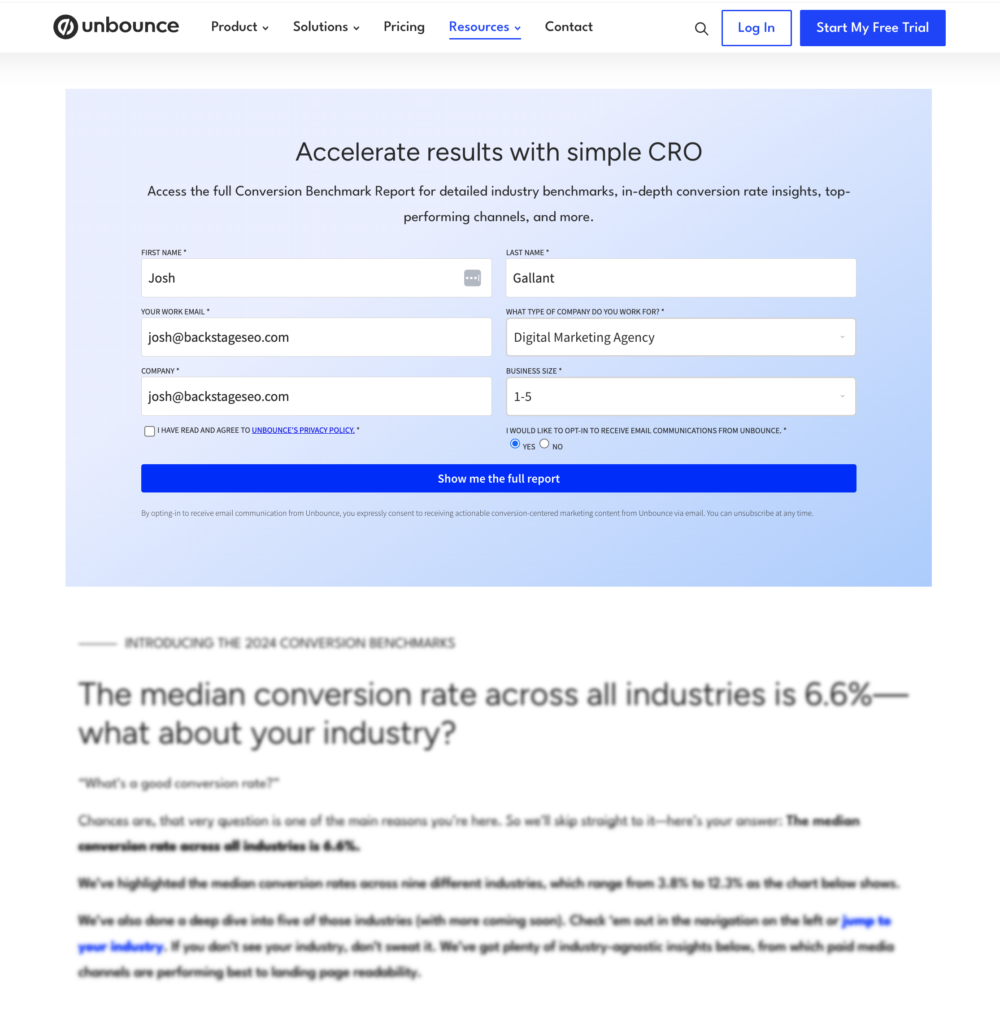 How to create opt-in pages (9 examples + best practices)