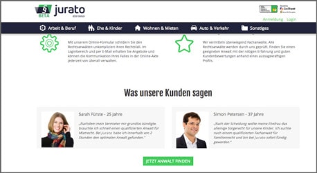 Unbounce: Unglaubwürdige Testimonials auf der Landing Page von jurato