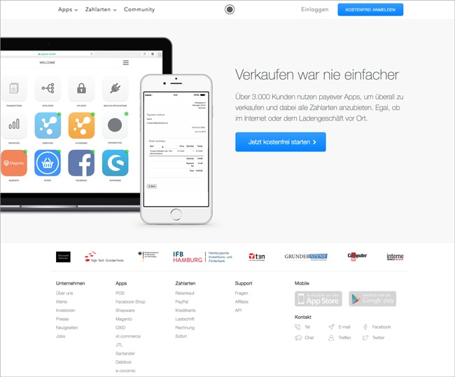 Unbounce: Start-Up payever im Landing Page Check