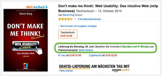 Conversion Centered Design: Dringlichkeit im Landing Page Design
