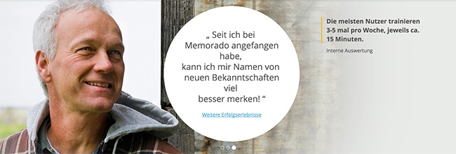 Unbounce: Start-Up Memorado im Landing Page Check