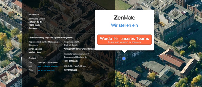 Unbounce: Start-Up ZenMate im Landing Page Check