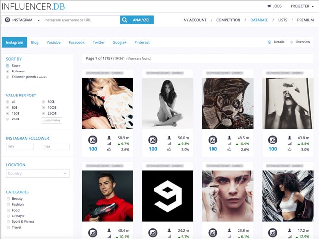 Social Media Tools: Influencer.db