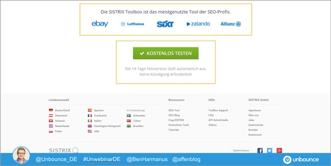 Verkaufstext für Landing Pages: Nimm das Risiko auf deine Schultern