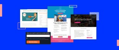 Webinar Landing Pages and Best Practices
