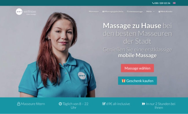 Wellnow Landing Page